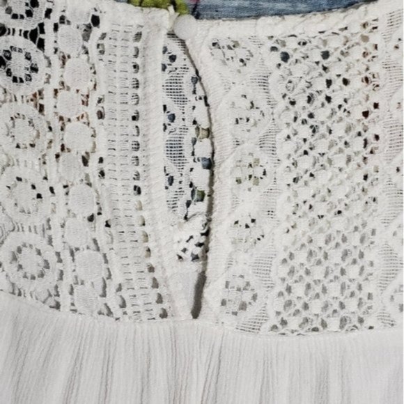 Boho Long Sleeve lace Top- Sweetheart Flounce Top - Picture 9 of 16